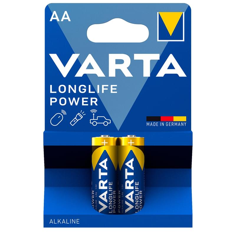 Батарейка AA 2шт Varta High Energy Mignon (0003-4906-121-412) - фото #0, Technodom.kz