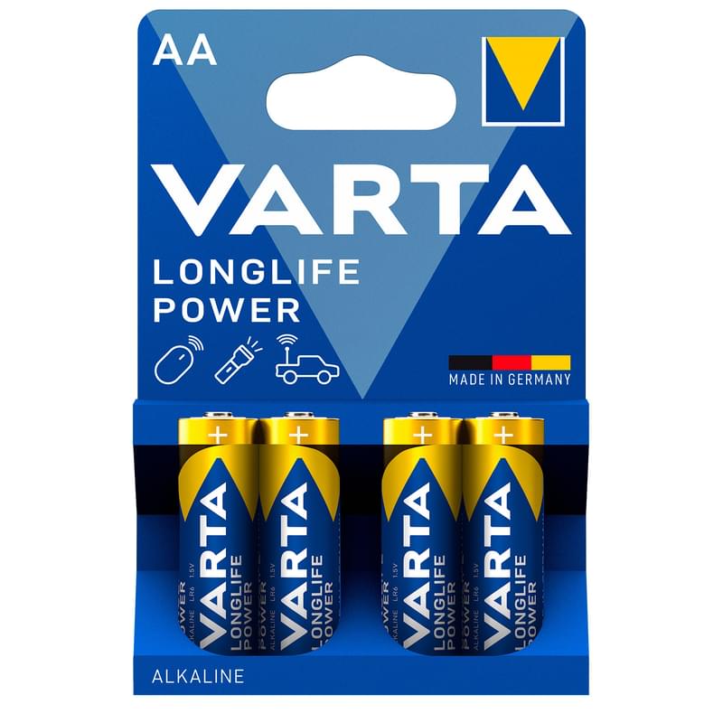 Батарейка AA 4шт Varta High Energy Mignon (0003-4906-121-414) - фото #0, Technodom.kz