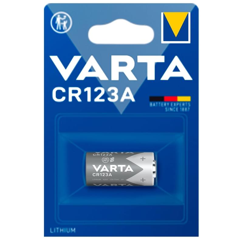 Батарейка CR123A 1шт Varta Lithium - фото #0, Technodom.kz