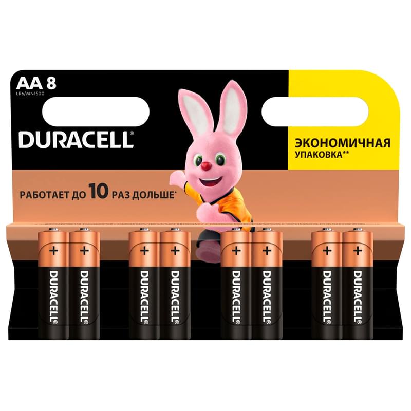 Duracell AA батареясы 8 дана Basic - фото #0, Technodom.kz