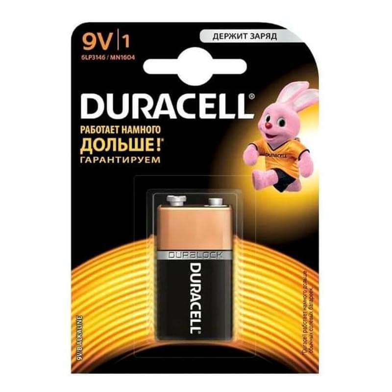 Батарейка E-Block 9V 1шт Duracell (LR61/MN1604) - фото #0, Technodom.kz