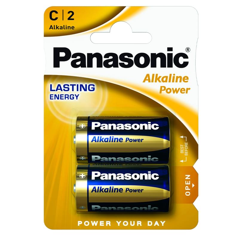 Батарейка Panasonic C 2шт Alkaline Power (LR14REB/2BP) - фото #0, Technodom.kz