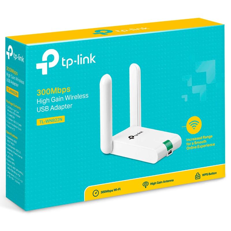 TP-Link TL-WN822N Сымсыз USB-адаптері, 300 Mbps, USB 2.0 (TL-WN822N) - фото #4, Technodom.kz
