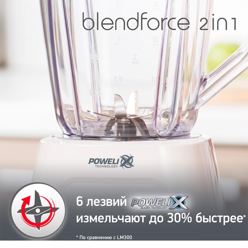 Блендер-соковыжималка стационарный Moulinex Blendforce LM-42Q110 - фото #8, Technodom.kz