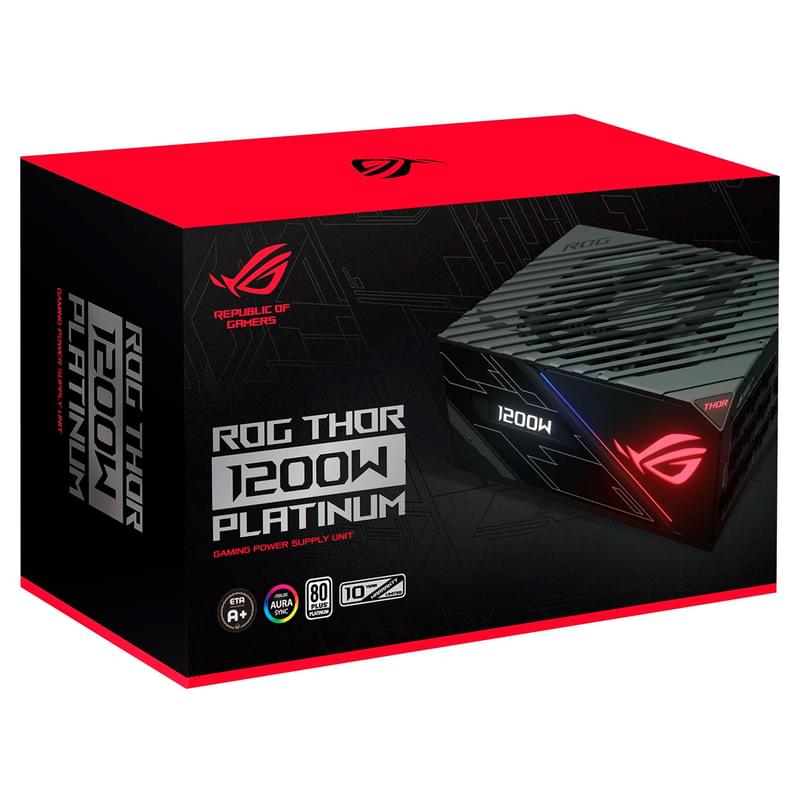 Asus ROG Thor 1200W 80 PLUS Platinum ATX 24 Қуат блогы +4 pin (ROG-THOR-1200P) - фото #5, Technodom.kz