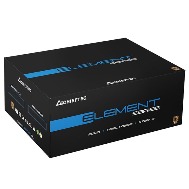 600W Қуат блогы Chieftec Element ATX 80+ Bronze [ELP-600S] - фото #2, Technodom.kz
