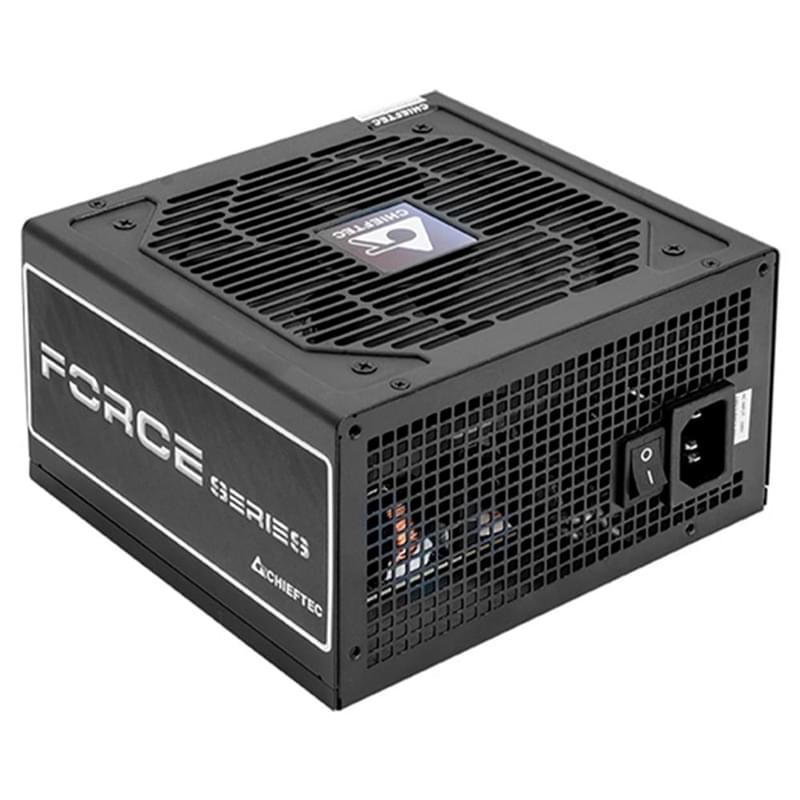 Блок питания 650W Chieftec Force ATX 20+4pin, 4+4pin, 2x6+2pin (CPS-650S) - фото #1, Technodom.kz