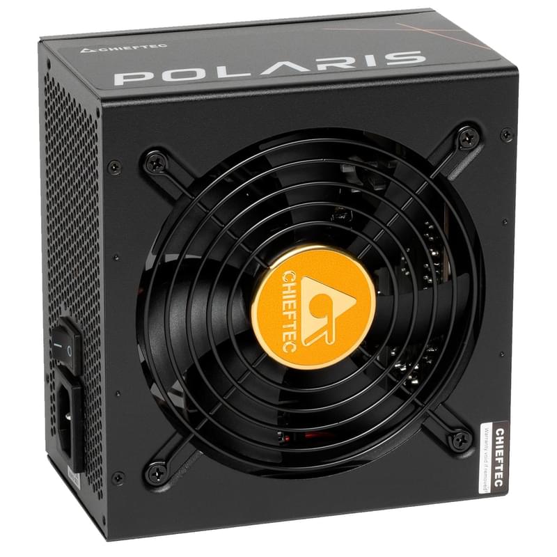 Блок питания 650W Chieftec POLARIS ATX 80 PLUS Gold 20+4pin, 2x4+4pin (PPS-650FC) - фото #0, Technodom.kz