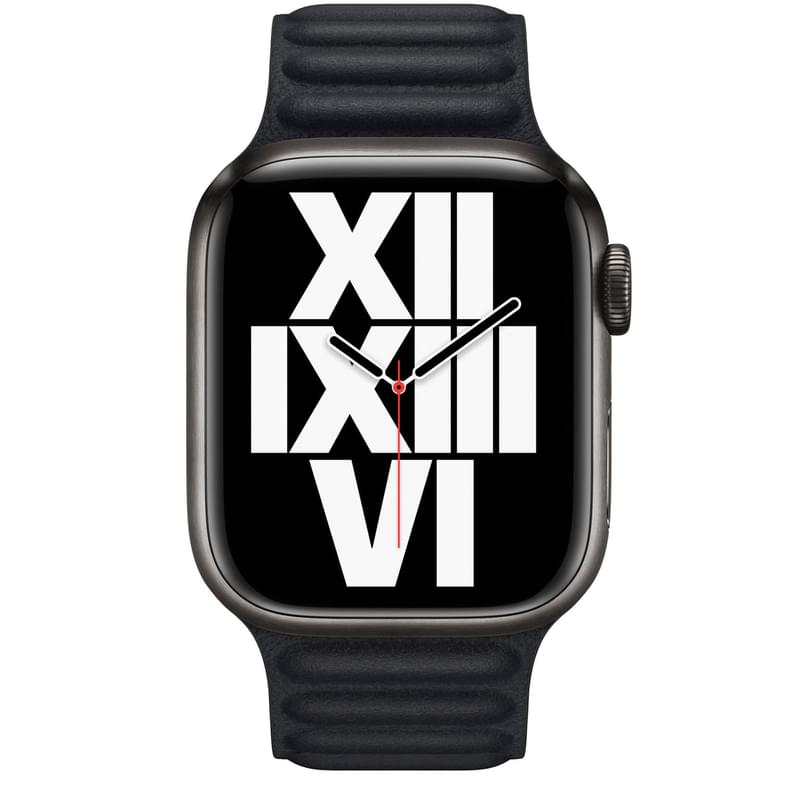 Браслет 41mm Midnight Leather Link M/L (ML7T3ZM/A) - фото #2, Technodom.kz