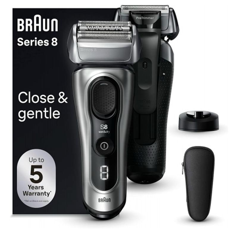 Braun 8517s электр ұстарасы,  күміс түсті - фото #3, Technodom.kz