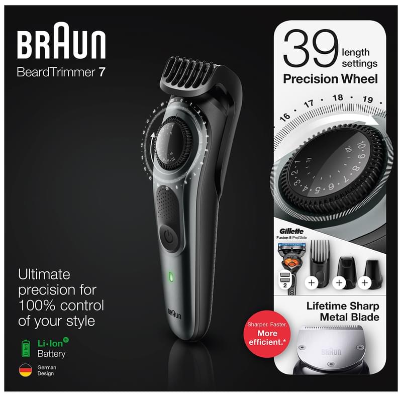 Триммер Braun BT-7240 - фото #10, Technodom.kz