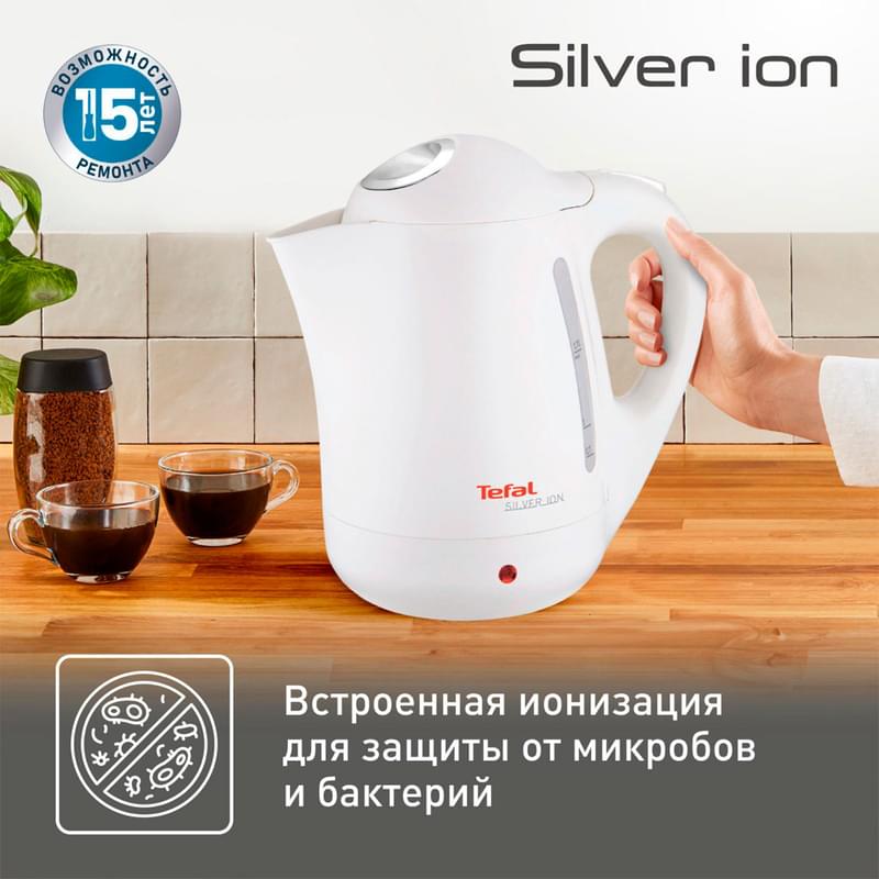 Электрический чайник Tefal Silver Ion BF925132 - фото #2, Technodom.kz