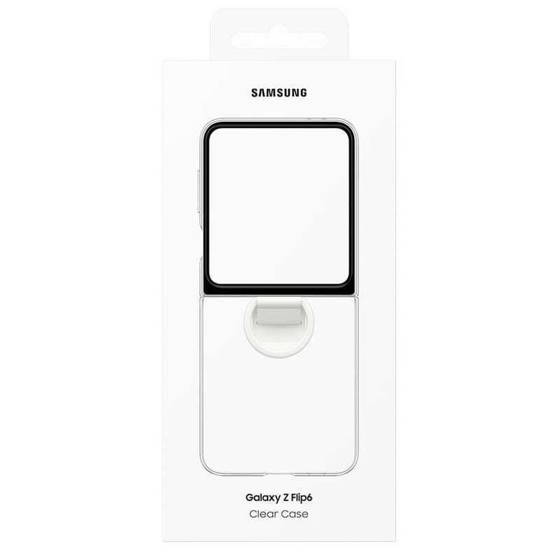 Чехол для Galaxy (Z Flip6) Clear Cover (EF-QF741CTEGRU) - фото #2, Technodom.kz