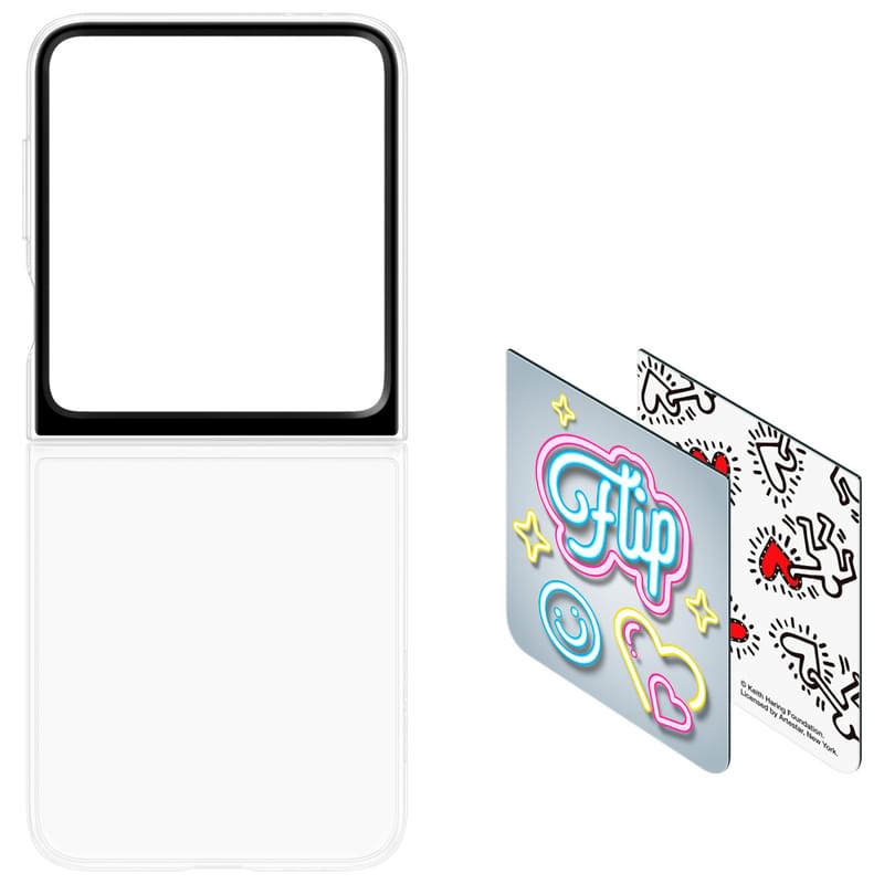 Чехол для Galaxy Z Flip6 Flipsuit Cover Clear Прозрачный (EF-ZF741CTEGRU) - фото #5, Technodom.kz