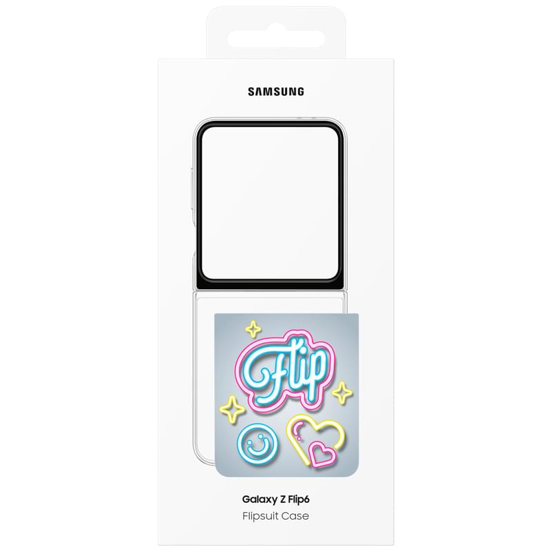 Чехол для Galaxy Z Flip6 Flipsuit Cover Clear Прозрачный (EF-ZF741CTEGRU) - фото #6, Technodom.kz