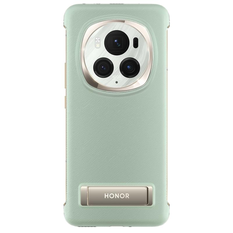 HONOR Magic6 Pro үшін қаптама силикон Bracket Case Green - фото #0, Technodom.kz