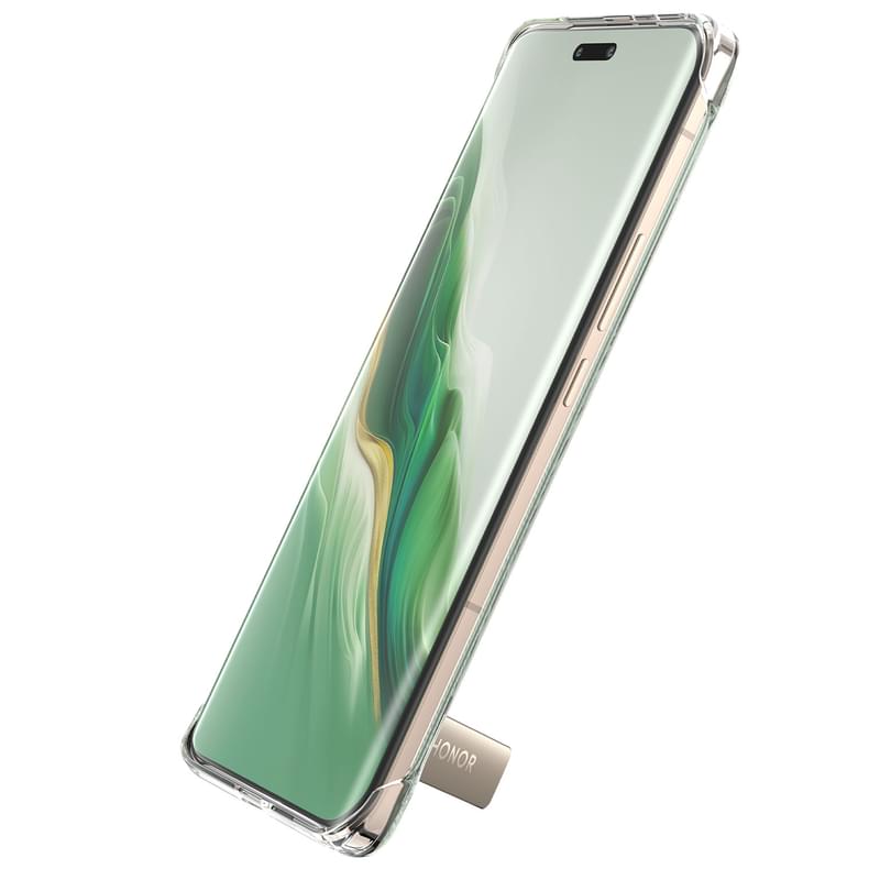 HONOR Magic6 Pro үшін қаптама силикон Bracket Case Green - фото #3, Technodom.kz