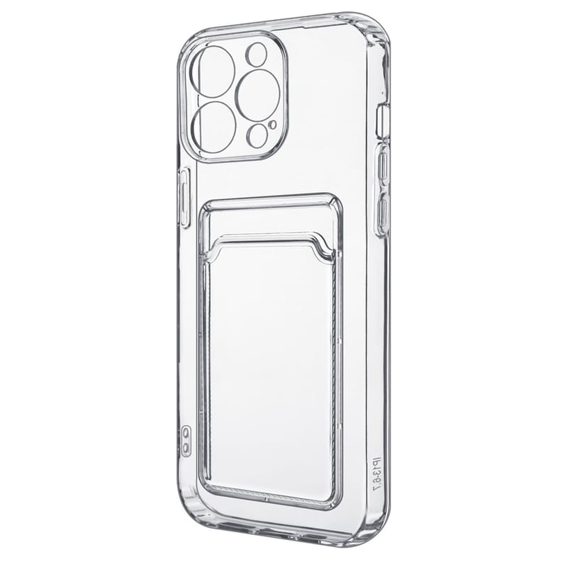 Чехол для iPhone 14 Pro Max, A-Case, Силикон, Прозрачный (CASE-V-14 Pro Max) - фото #0, Technodom.kz