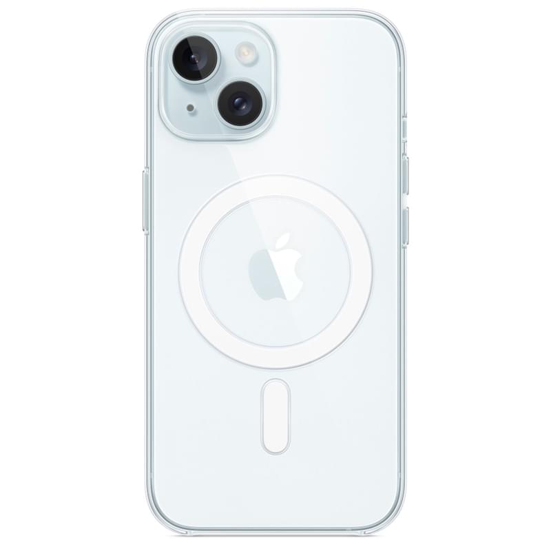 Чехол для iPhone 15, Clear Case with MagSafe (MT203ZM/A) - фото #0, Technodom.kz