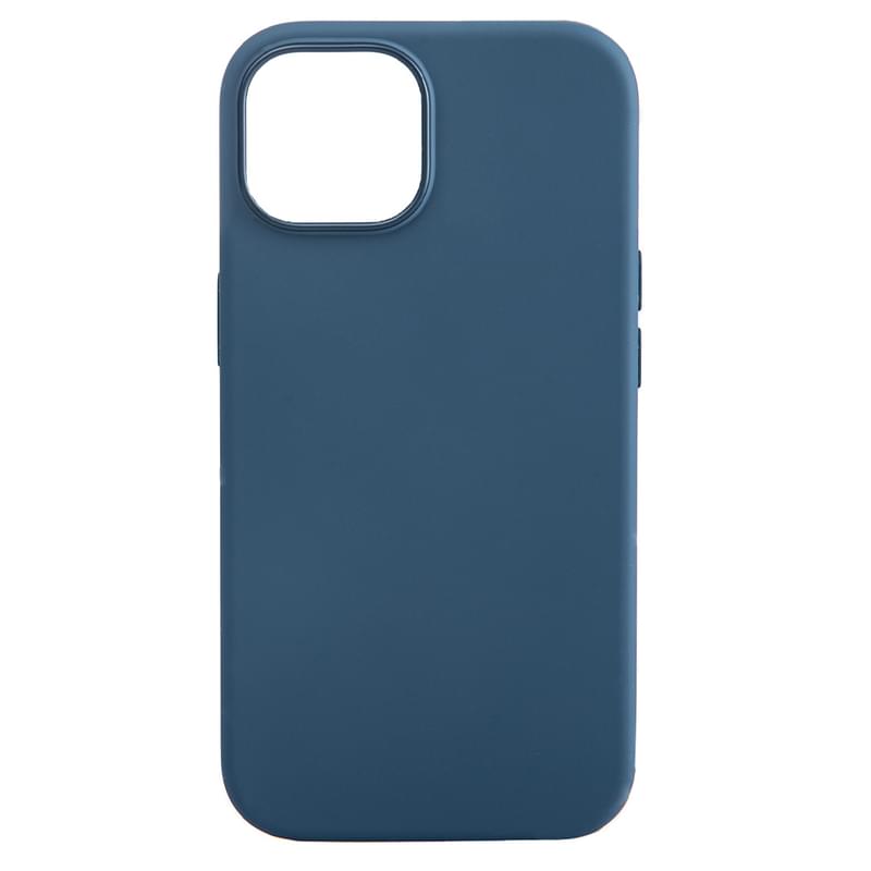 Чехол для iPhone 15, NEO Liquid Silicone Case with MagSafe, Navy Blue (LSCM-15NB) - фото #0, Technodom.kz