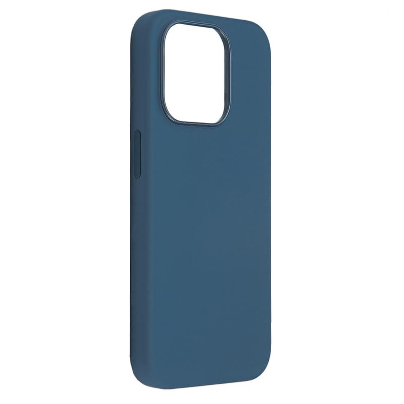 Чехол для iPhone 15 Pro, NEO Liquid Silicone Case with MagSafe, Navy Blue (LSCM-15ProNB) - фото #1, Technodom.kz
