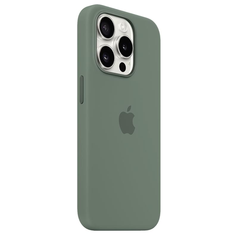 Чехол для iPhone 15 Pro, Silicone Case with MagSafe, Cypress (MT1J3ZM/A) - фото #4, Technodom.kz