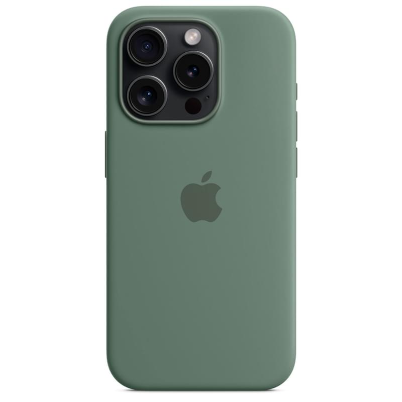 Чехол для iPhone 15 Pro, Silicone Case with MagSafe, Cypress (MT1J3ZM/A) - фото #3, Technodom.kz