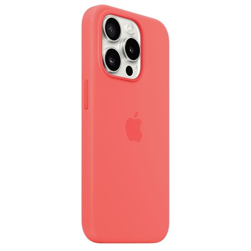 Чехол для iPhone 15 Pro, Silicone Case with MagSafe, Guava (MT1G3ZM/A) - фото #4, Technodom.kz