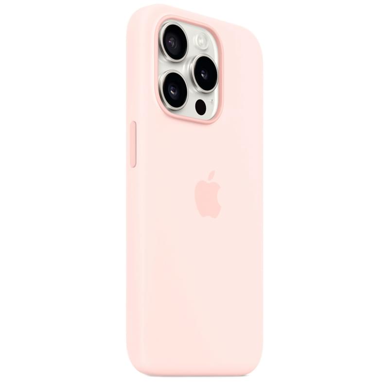 Чехол для iPhone 15 Pro, Silicone Case with MagSafe, Light Pink (MT1F3ZM/A) - фото #4, Technodom.kz