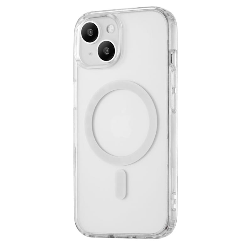 Чехол для iPhone 15, ROCKET, MagSafe, Clear silicon, TPU+PC (RCS607TT61PR-I23M) - фото #1, Technodom.kz