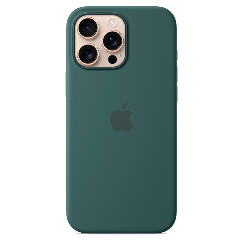 Чехол для iPhone 16 Pro Max Silicone Case with MagSafe - Lake Green (MA7V4ZM/A) - фото #0, Technodom.kz