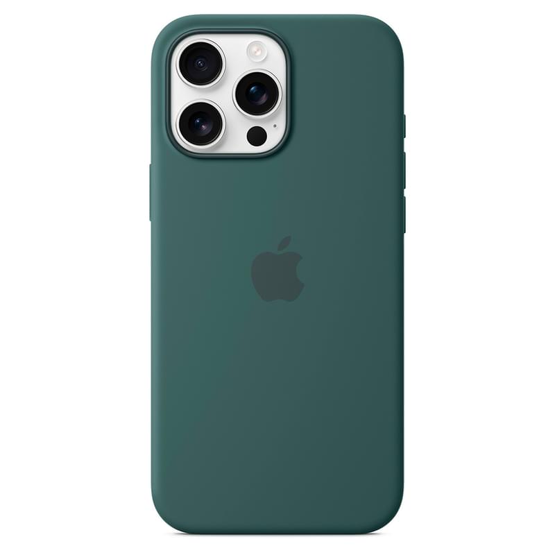 Чехол для iPhone 16 Pro Max Silicone Case with MagSafe - Lake Green (MA7V4ZM/A) - фото #2, Technodom.kz