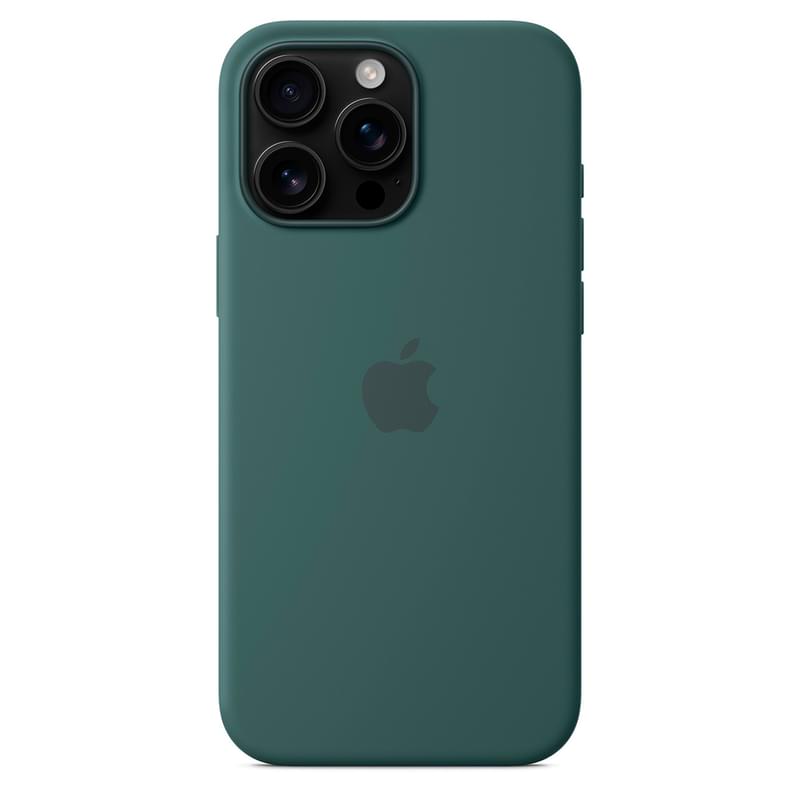 Чехол для iPhone 16 Pro Max Silicone Case with MagSafe - Lake Green (MA7V4ZM/A) - фото #3, Technodom.kz