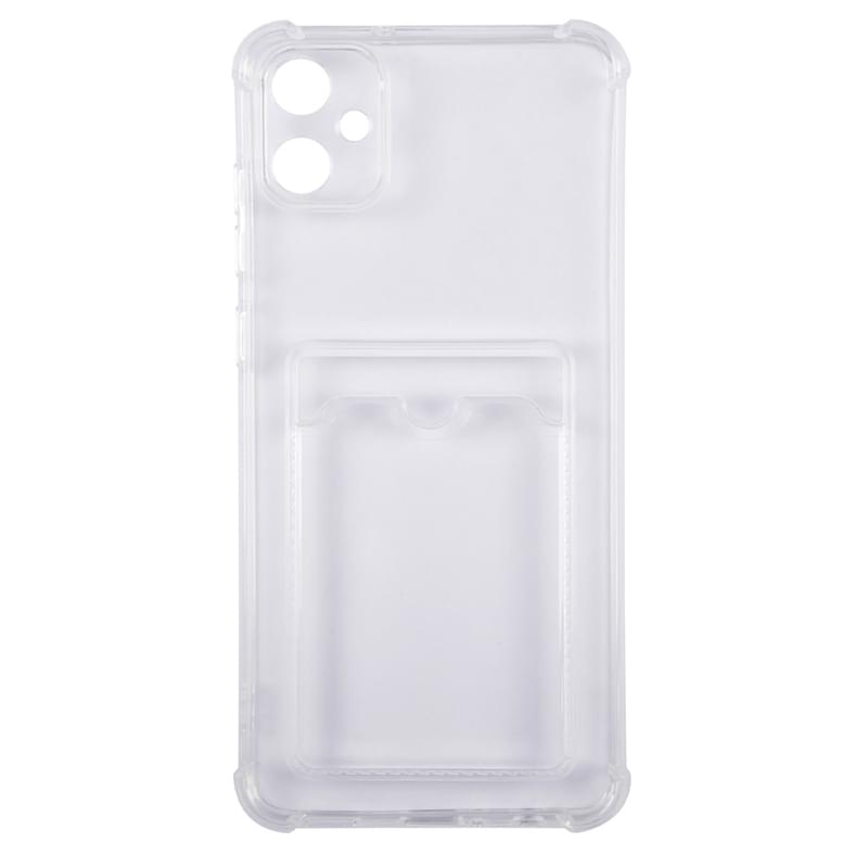 Чехол для Samsung, Galaxy A05, прозрачный силиконовый чехол с визитницей A-Case, (CASE-V-SGA05) - фото #0, Technodom.kz