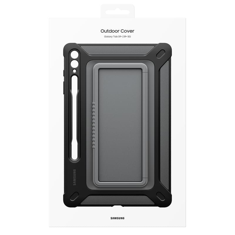 Чехол для Samsung Galaxy Tab S9+ 12.4" Outdoor Cover ,titan (EF-RX810CBEGRU) - фото #8, Technodom.kz