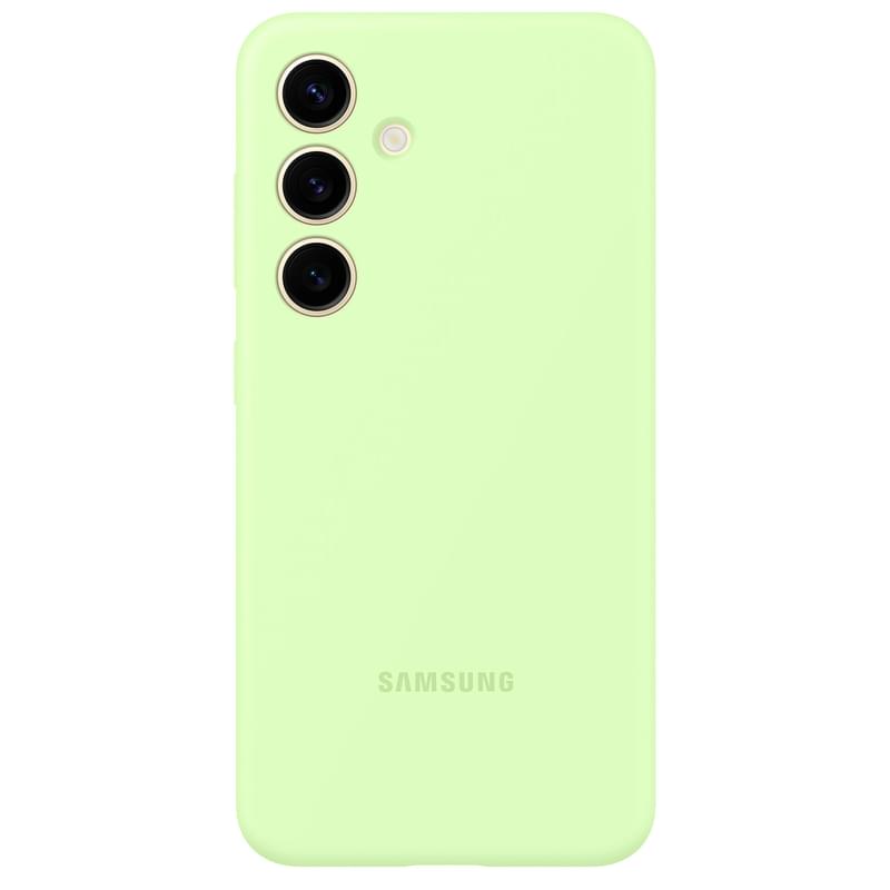Чехол для смартфона Galaxy S24 (S24) Silicone Case Lime (EF-PS921TGEGRU) - фото #0, Technodom.kz