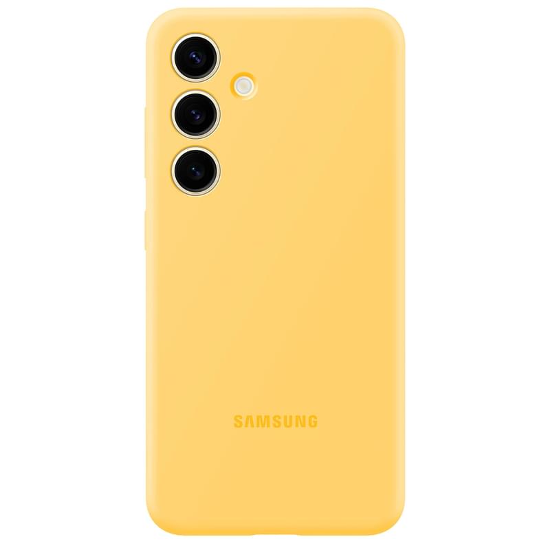 Чехол для смартфона Galaxy S24 (S24) Silicone Case Yellow (EF-PS921TYEGRU) - фото #0, Technodom.kz