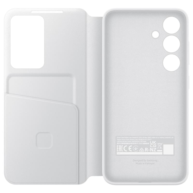Чехол для смартфона Galaxy S24 (S24) Smart View Wallet Case White (EF-ZS921CWEGRU) - фото #4, Technodom.kz