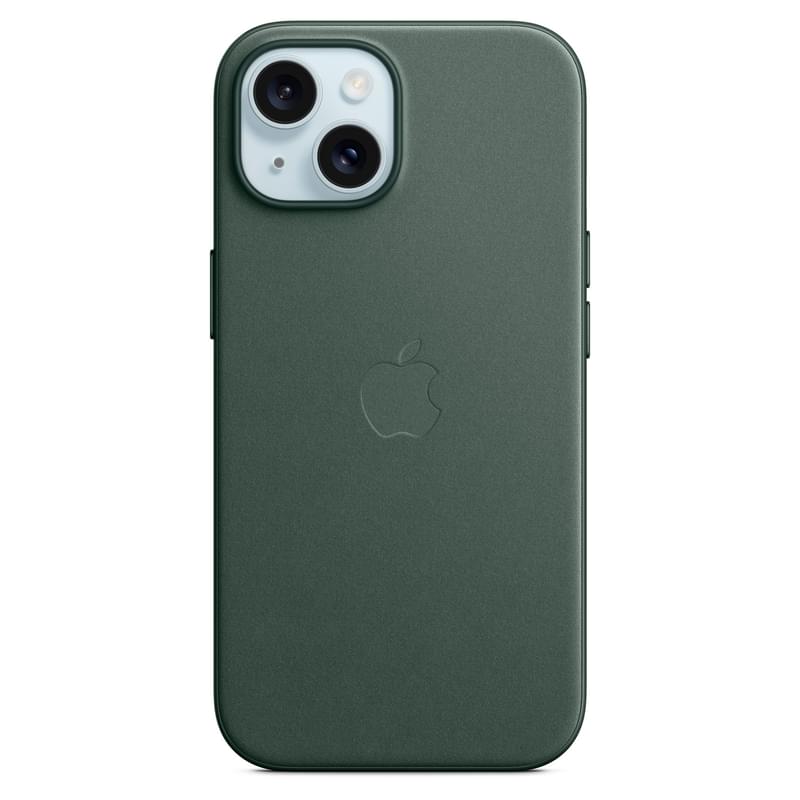 Чехол для iPhone 15 FineWoven Case with MagSafe, Evergreen (MT3J3ZM/A) - фото #0, Technodom.kz