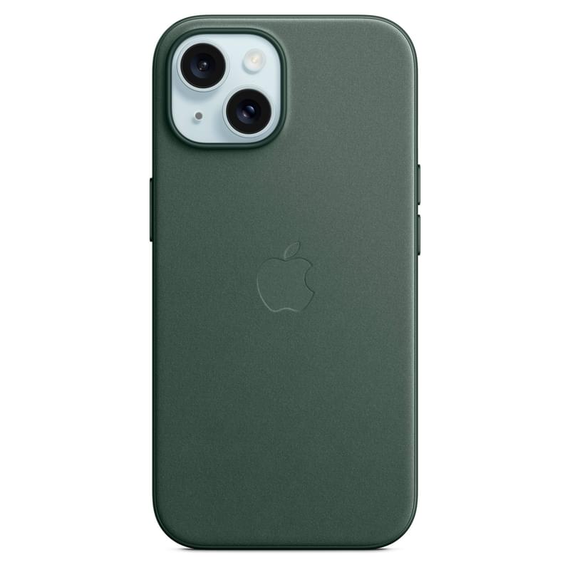Чехол для iPhone 15 FineWoven Case with MagSafe, Evergreen (MT3J3ZM/A) - фото #0, Technodom.kz