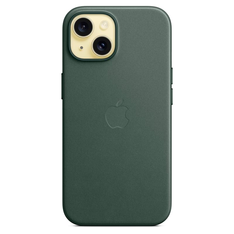 Чехол для iPhone 15 FineWoven Case with MagSafe, Evergreen (MT3J3ZM/A) - фото #2, Technodom.kz