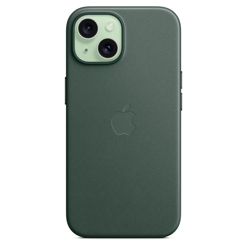 Чехол для iPhone 15 FineWoven Case with MagSafe, Evergreen (MT3J3ZM/A) - фото #3, Technodom.kz