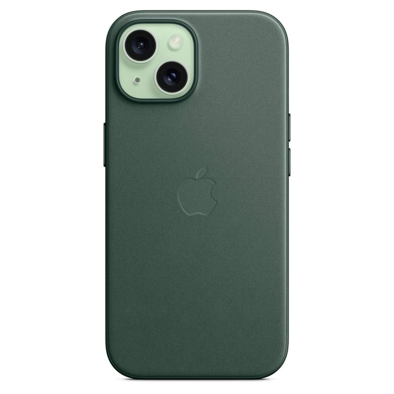 Чехол для iPhone 15 FineWoven Case with MagSafe, Evergreen (MT3J3ZM/A) - фото #3, Technodom.kz