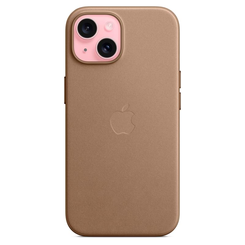 Чехол для iPhone 15 FineWoven Case with MagSafe, Taupe (MT3C3ZM/A) - фото #1, Technodom.kz