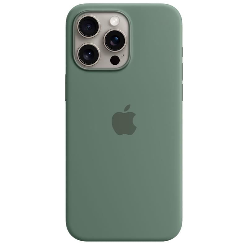 Чехол для iPhone 15 Pro Max, Silicone Case with MagSafe, Cypress (MT1X3ZM/A) - фото #0, Technodom.kz