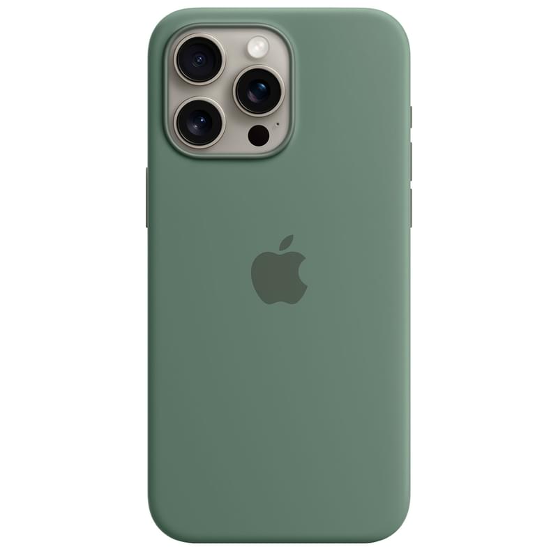 Чехол для iPhone 15 Pro Max, Silicone Case with MagSafe, Cypress (MT1X3ZM/A) - фото #0, Technodom.kz