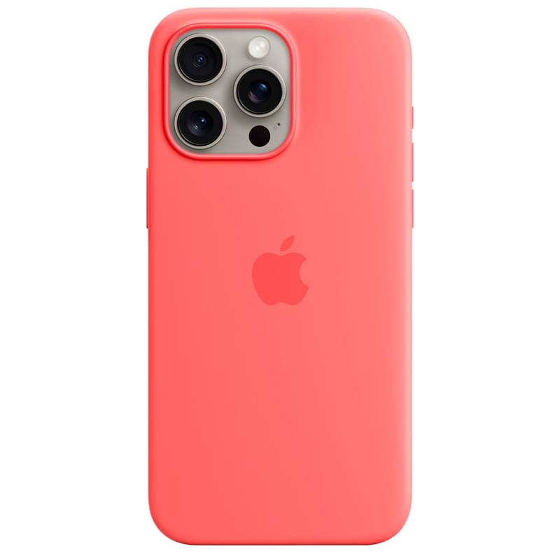 Чехол для iPhone 15 Pro Max, Silicone Case with MagSafe, Guava (MT1V3ZM/A) - фото #0, Technodom.kz