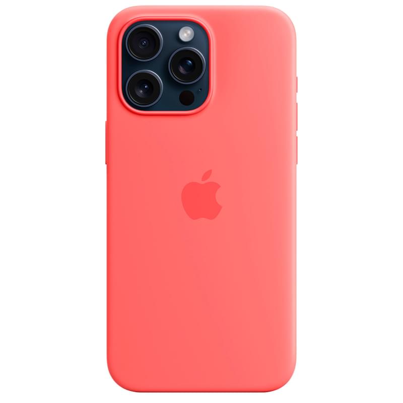 Чехол для iPhone 15 Pro Max, Silicone Case with MagSafe, Guava (MT1V3ZM/A) - фото #1, Technodom.kz