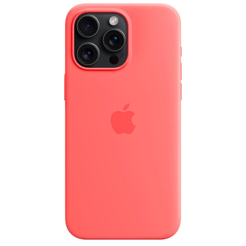 Чехол для iPhone 15 Pro Max, Silicone Case with MagSafe, Guava (MT1V3ZM/A) - фото #3, Technodom.kz