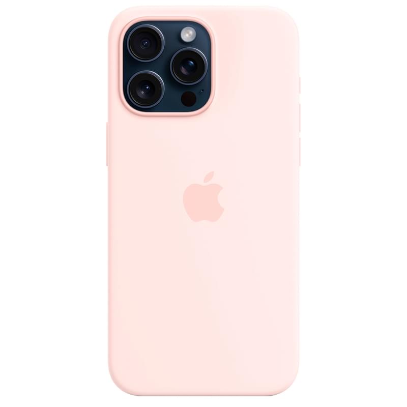 Чехол для iPhone 15 Pro Max, Silicone Case with MagSafe, Light Pink (MT1U3ZM/A) - фото #1, Technodom.kz
